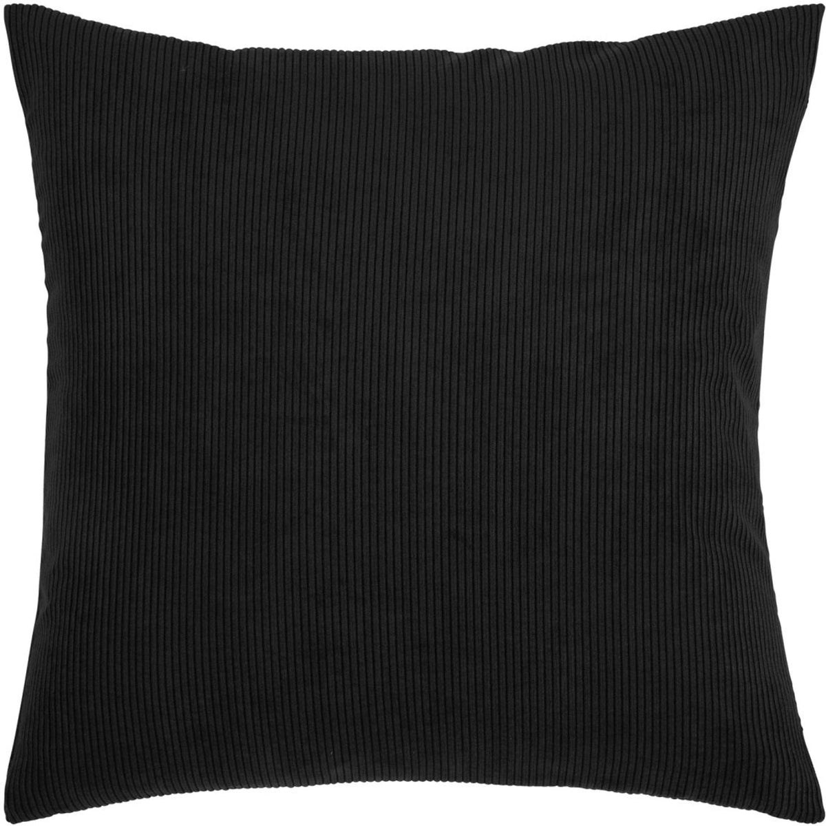 Ribbed Velvet-Look Pillow Cover Square Throw Cushion Case Soft Textured Home Decor for Couch Sofa Bedroom Living Room