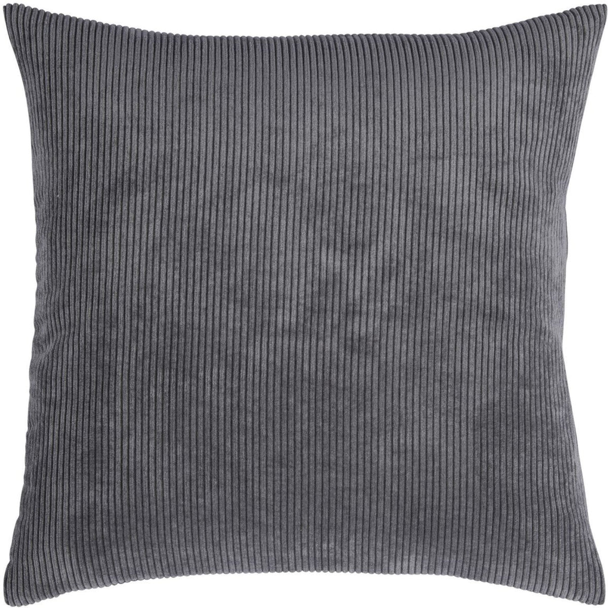 Ribbed Velvet-Look Pillow Cover Square Throw Cushion Case Soft Textured Home Decor for Couch Sofa Bedroom Living Room