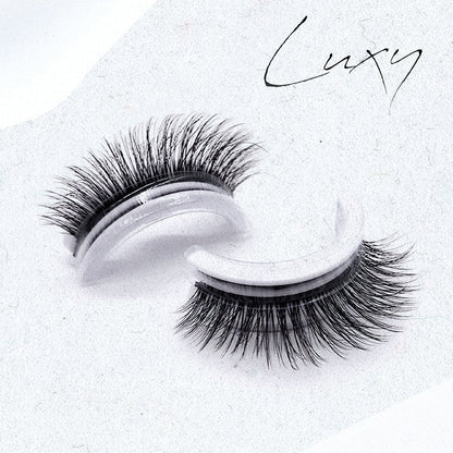 Self-Adhesive False Eyelashes – Reusable, No Glue Required, Water-Resistant with Natural Volume for Everyday & Special Occasions