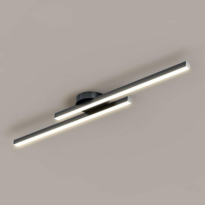 Plafonnier LED encastré — Disque rond à profil bas de 21 cm pour chambre, couloir, entrée — Montage en surface moderne en aluminium et acrylique avec