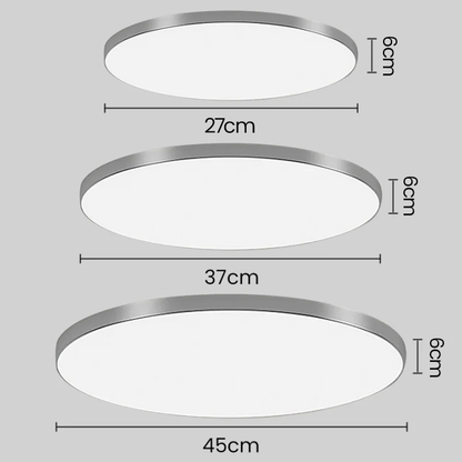Minimalist Flush Mount Light | Ultra-Slim Design with Glare-Free Illumination | Versatile Lighting for Modern Interiors