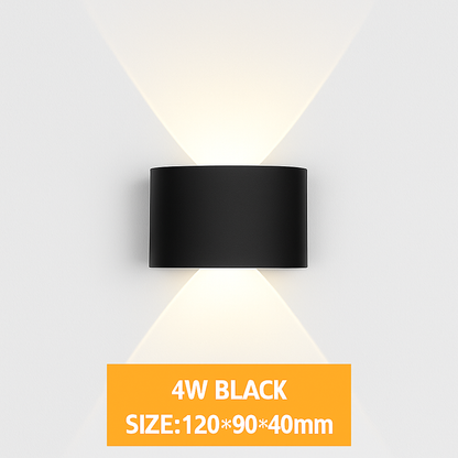 Modern LED Wall Light Up Down Indoor Outdoor Aluminum Sconce Waterproof IP65 for Bedroom Hallway Patio Garden Stairway