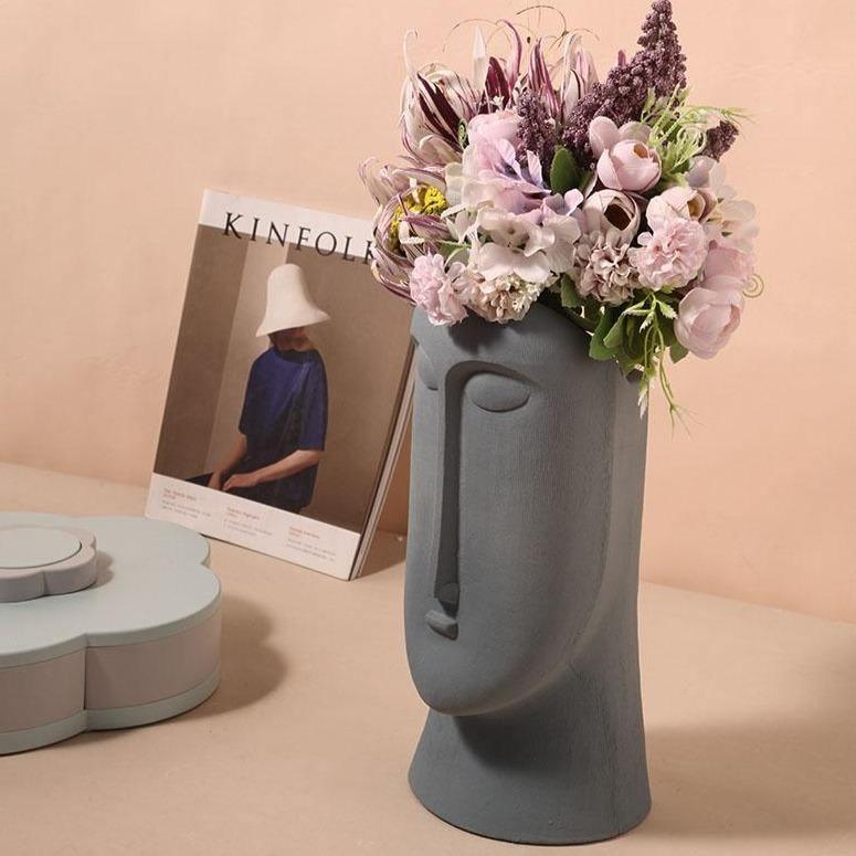 Genevieve Abstract Face Vessels