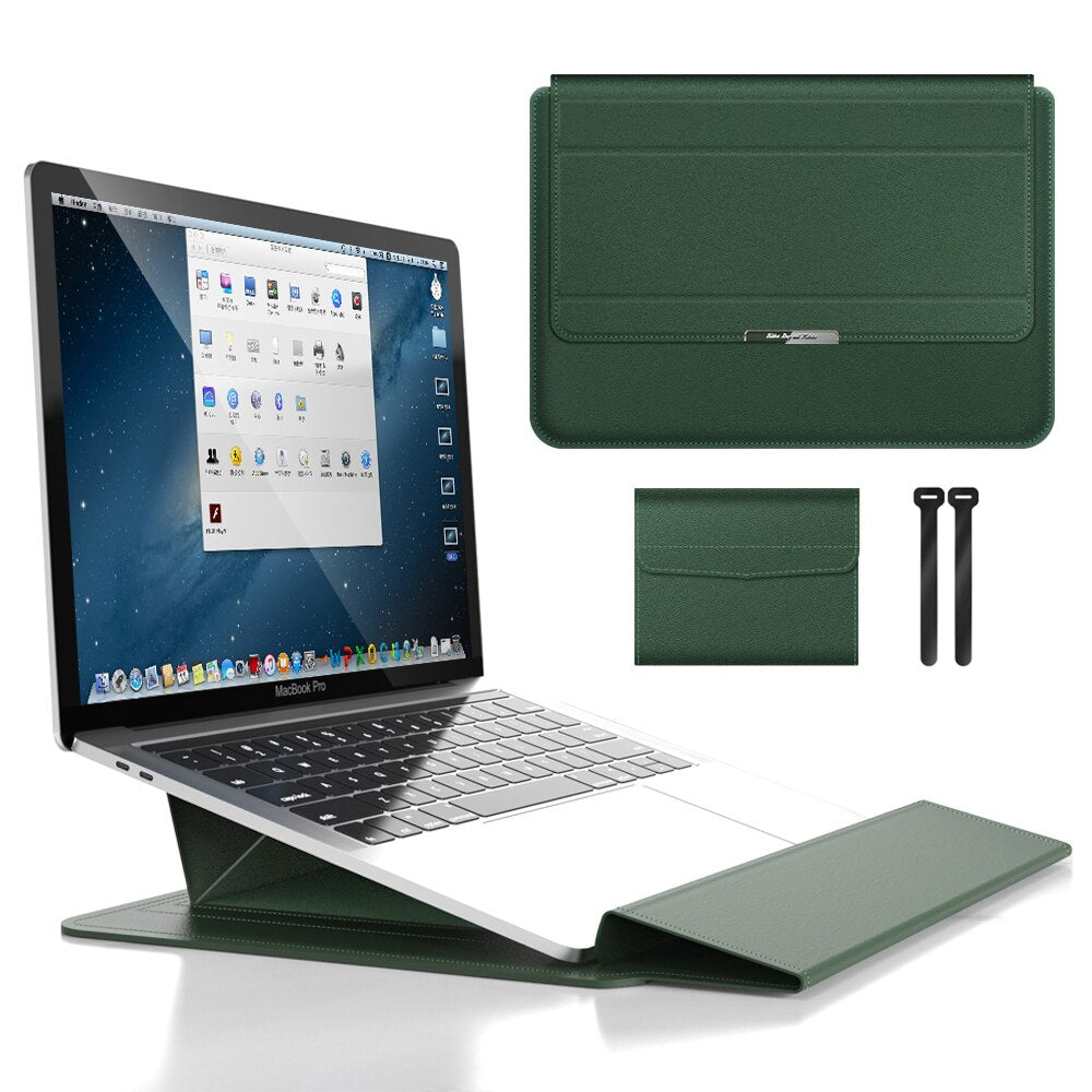 Versatile Laptop Sleeve & Stand Combo for Ultimate Comfort