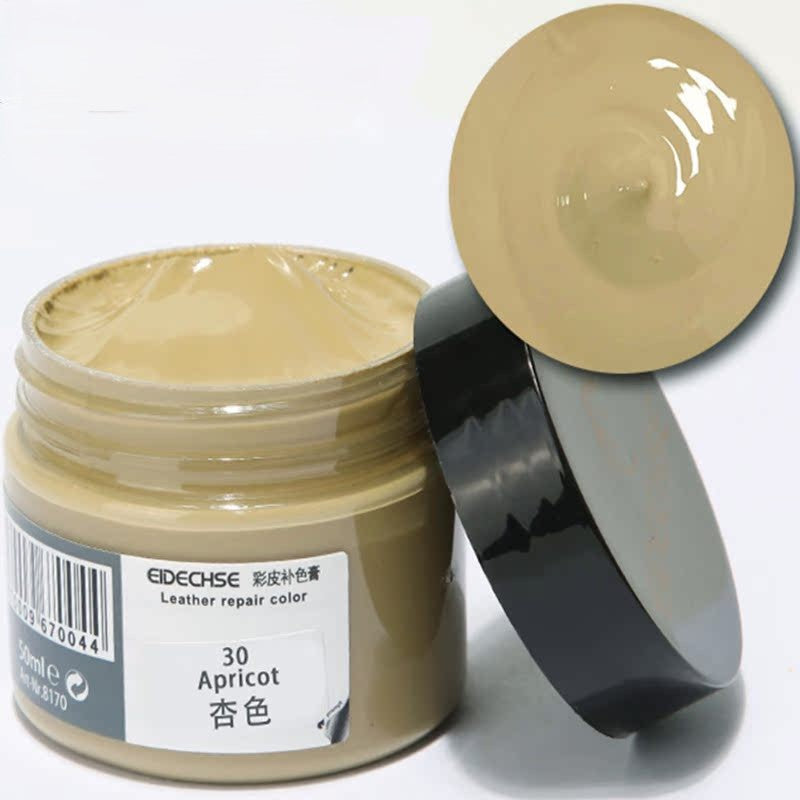 Leather Repair Balm for Furniture, Couches, Car Seats, Boots & Jackets - Scratch & Scuff Restorer, Color Match Cream for All Leather Goods