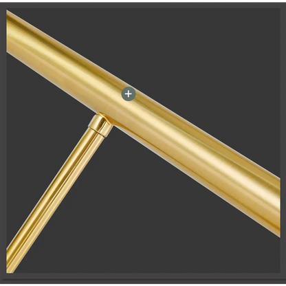 Architectural Surface Mount LED Ceiling Fixture Curved Copper Bar Design for Dining Tables Kitchen Islands Gold Black Silver 24-138 Inches