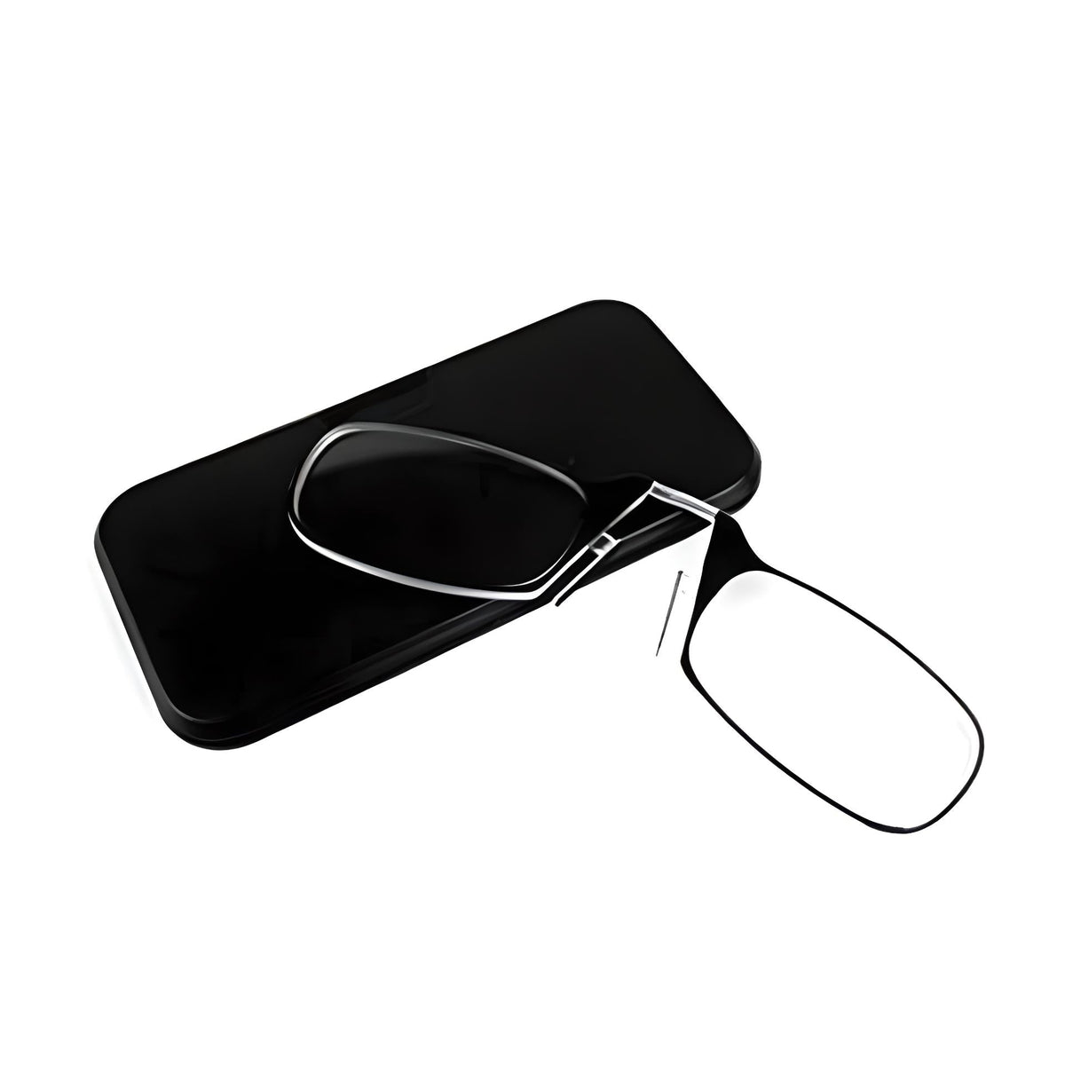 Lunettes de lecture à pince pour hommes et femmes – Lunettes loupes compactes sans monture avec pont flexible, accessoires de lecture pratiques et économiques pour