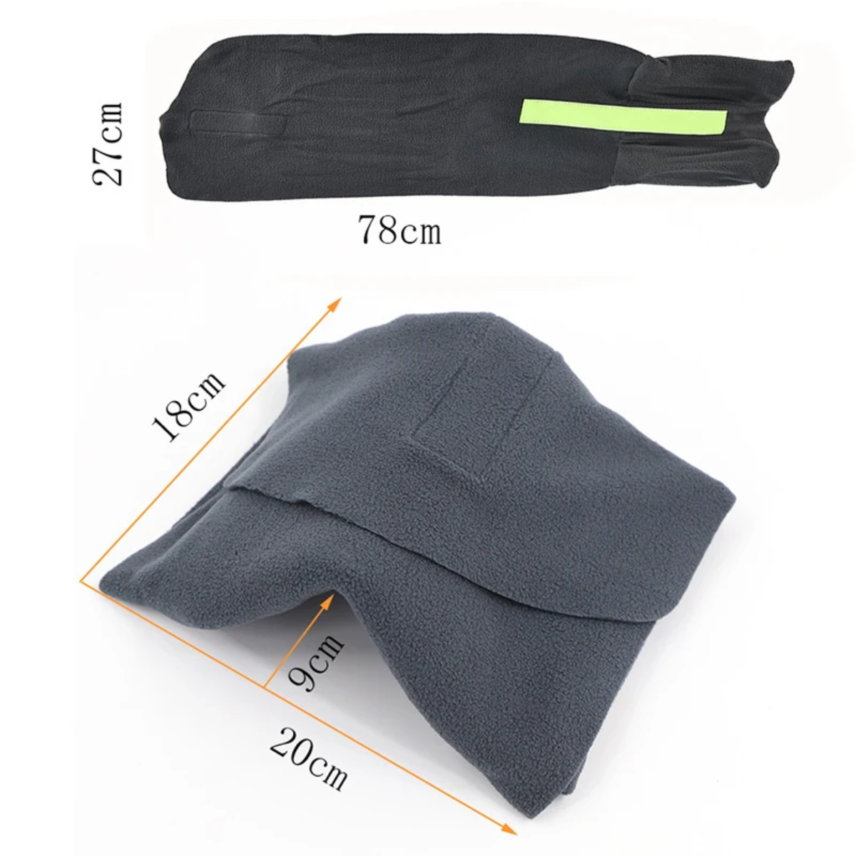 Travel Neck Pillow with Ergonomic Support – Lightweight Memory Foam Headrest for Airplane, Car & Train – Machine Washable Cover for Men &