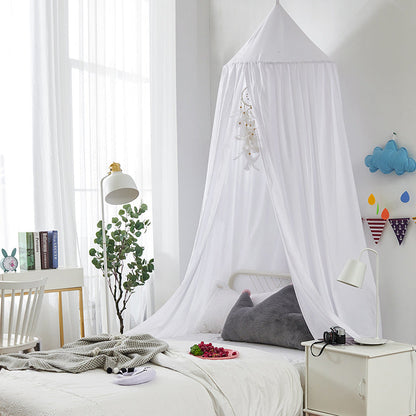 Kids Bed Tent Canopy Light Blocking Play Curtain for Girls Boys Crib Nursery Princess Dome Netting Drape with Hanging Hook 98 Inch Tall