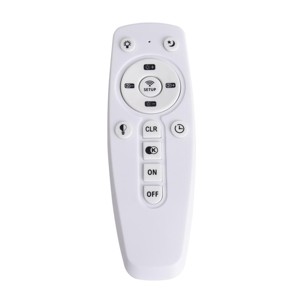 Dimmable LED Flush Mount Kids Room Light with Remote Control – Black & White Character-Inspired Fixture, 18 or 20 Inch, Adjustable Brightnes