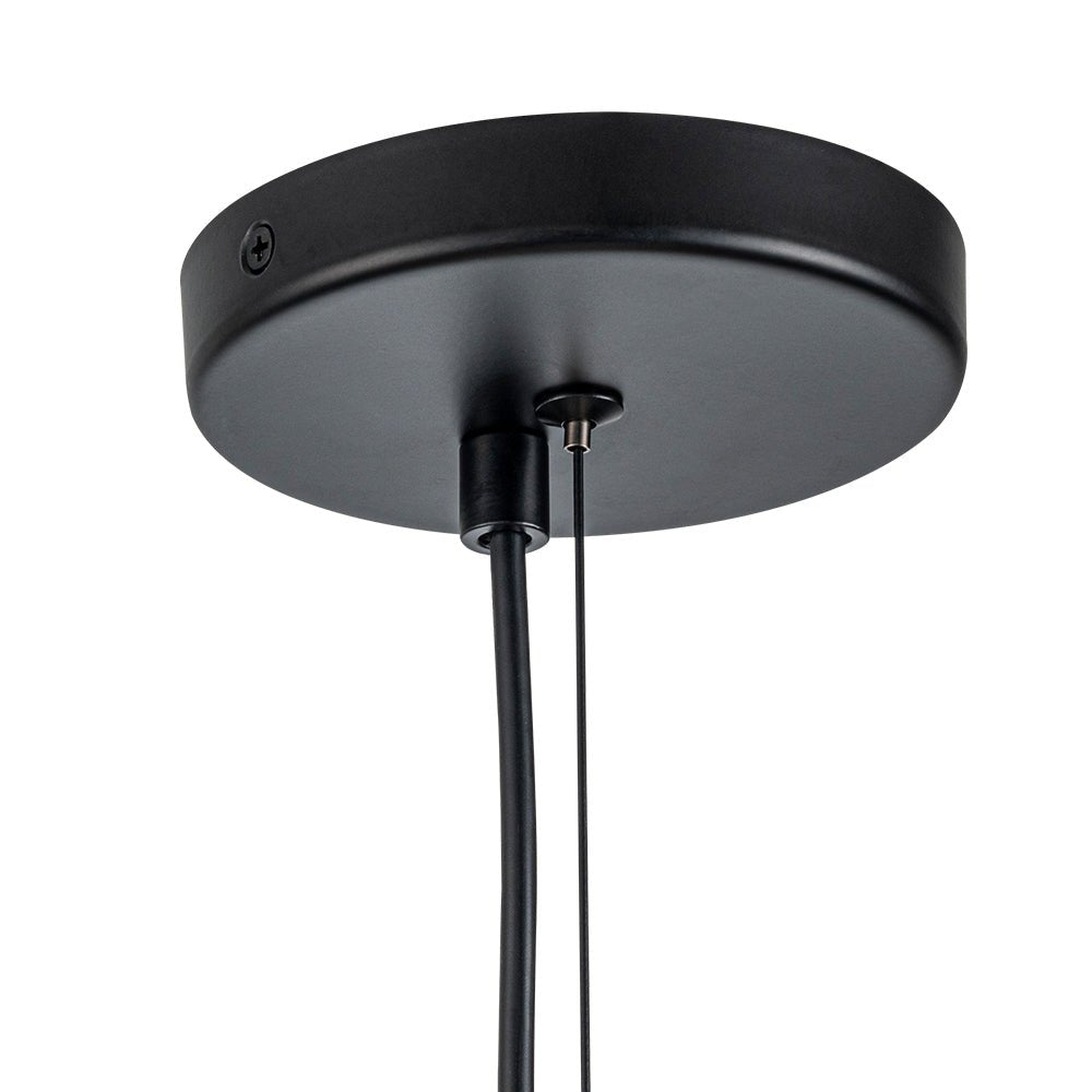 Multi-Sphere Glass Ceiling Fixture 20 in Brushed Metal Finish Adjustable Height 6-Light G9 for Dining Room Kitchen Island Contemporary Home