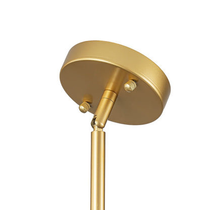 Frosted Globe Semi Flush Ceiling Light 12-Arm Brass Starburst Chandelier for Dining Room Mid Century Modern