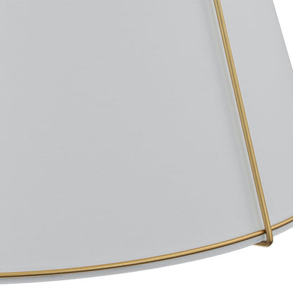 Tapered Fabric Drum Lantern Chandelier with Adjustable Height for Dining Room & Entryway