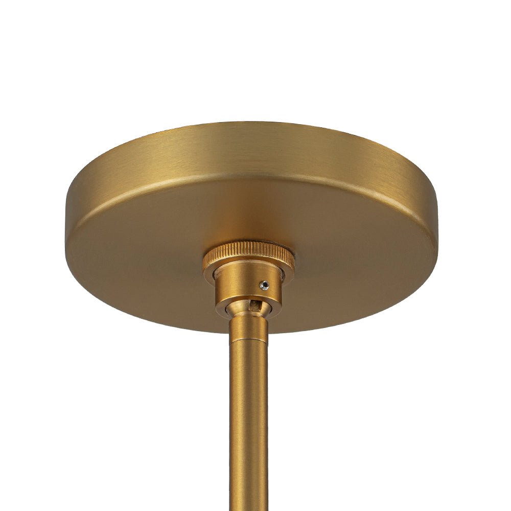 Tapered Fabric Drum Lantern Chandelier with Adjustable Height for Dining Room & Entryway