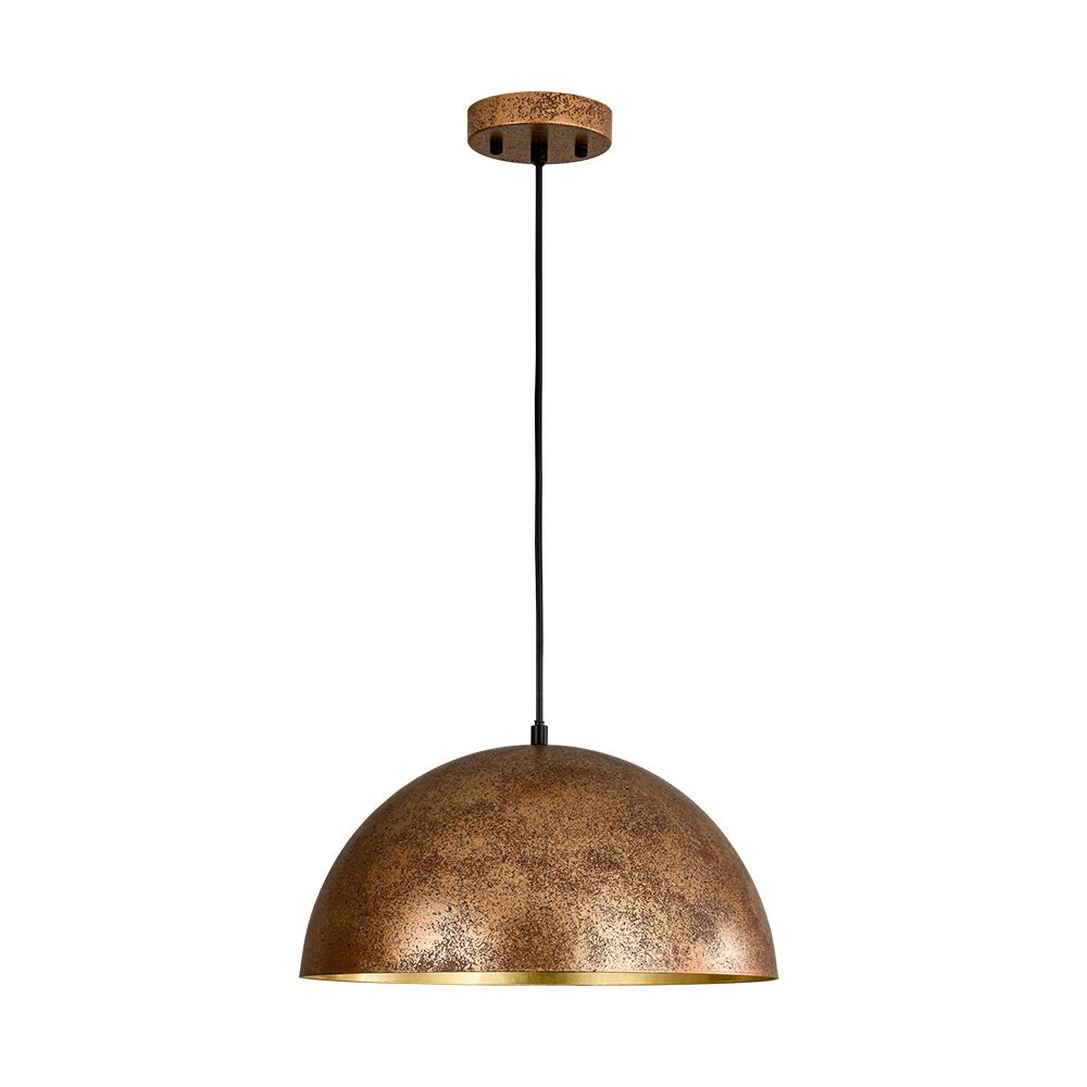 Statement Bowl Pendant Ceiling Light with Gold Interior – Adjustable Cable & Dimmable for Kitchen Island, Dining