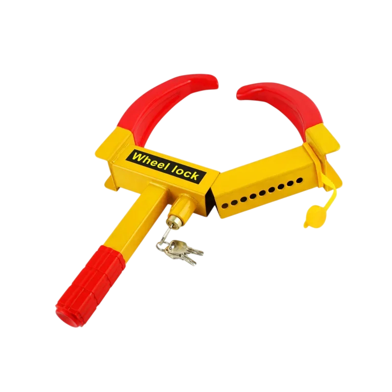 Heavy-Duty Tire Boot Lock for Cars, Trucks, Trailers & More – Adjustable Up to 11 In Width – Rust-Resistant Steel with Scratch-Free Coating