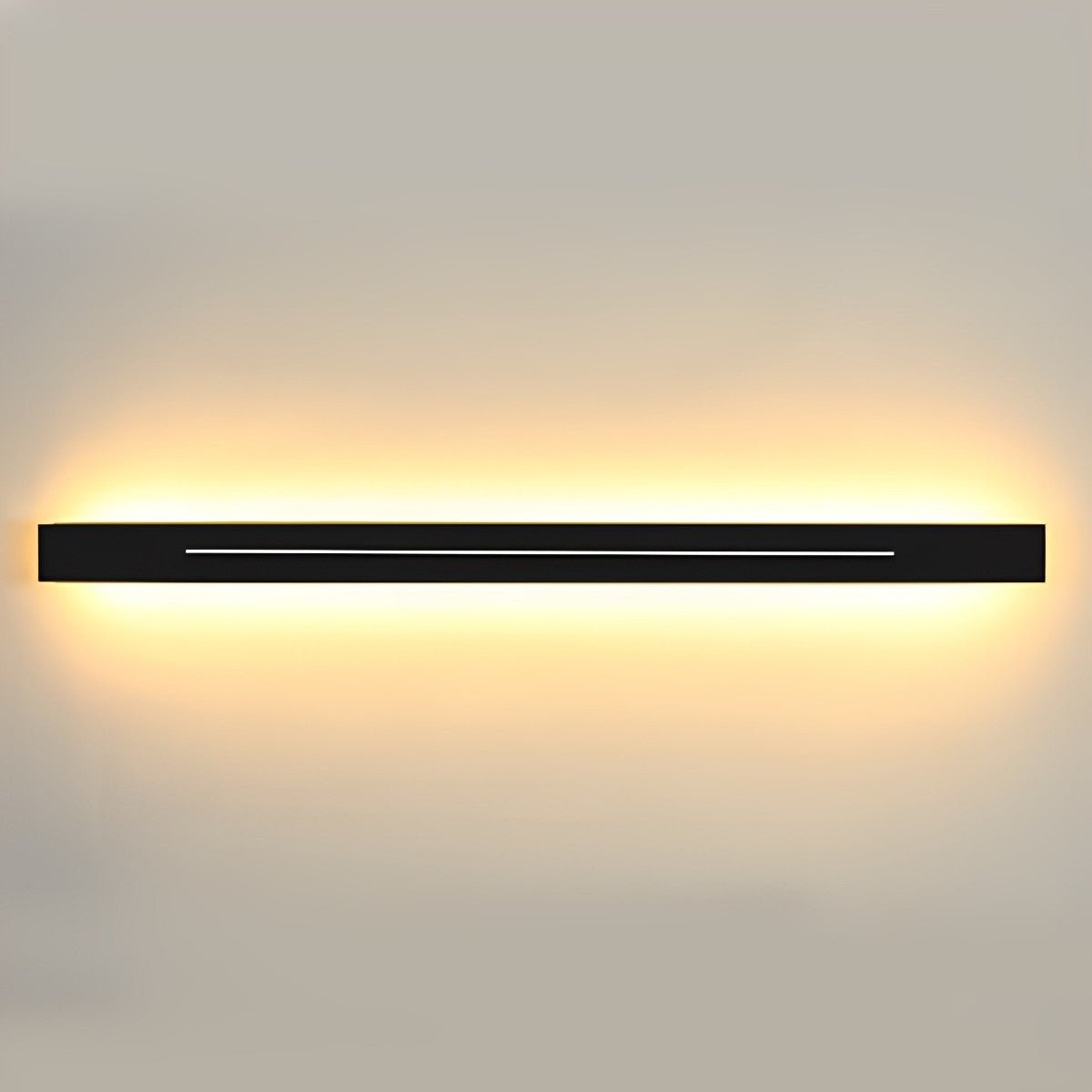 Linear LED Accent Strip Light 47 Inch Black Iron Acrylic Fixture Hardwired Adjustable Color Temperature for Bedroom Hallway Mirror Vanity Mo