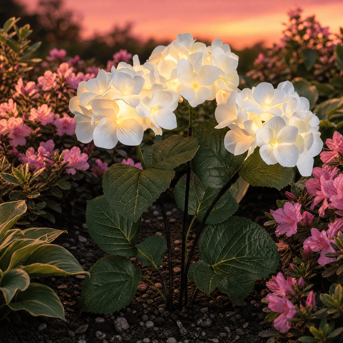 HYDRASHINE – Lampes solaires florales pour un éclat extérieur radieux