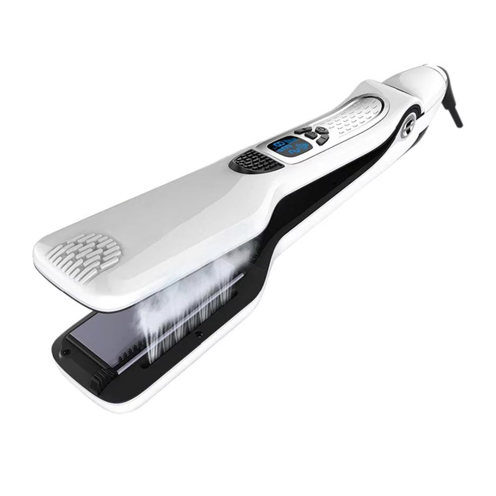 Ceramic Steam Hair Iron with Digital Display & Moisture Control for Silky Results