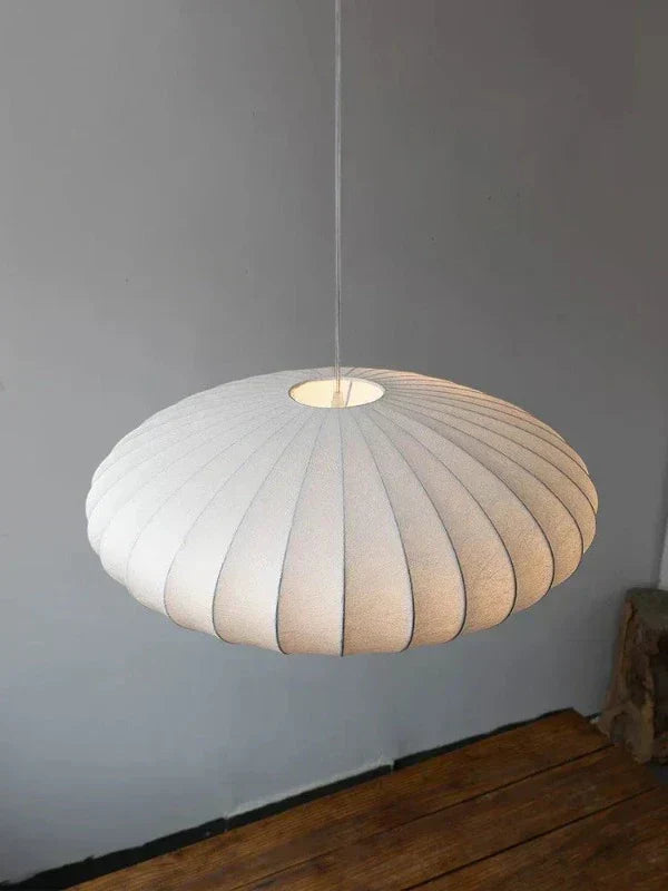 Crystal Ceiling Light 12 in Fabric Shade Fixture for Dining Room Living Room Hallway Decorative Hanging Lamp Glam Style