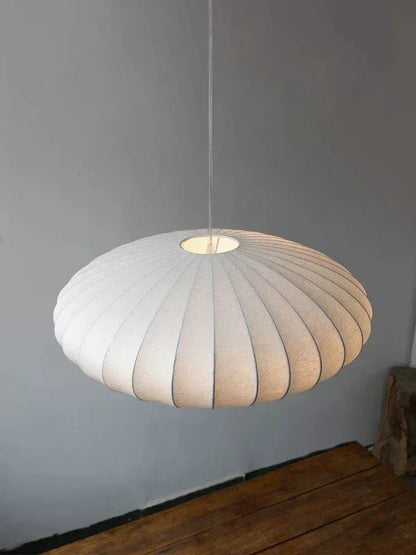 Crystal Ceiling Light 12 in Fabric Shade Fixture for Dining Room Living Room Hallway Decorative Hanging Lamp Glam Style