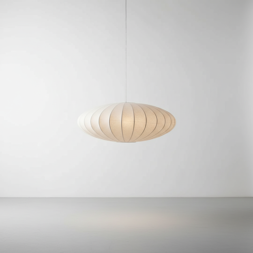 Crystal Ceiling Light 12 in Fabric Shade Fixture for Dining Room Living Room Hallway Decorative Hanging Lamp Glam Style
