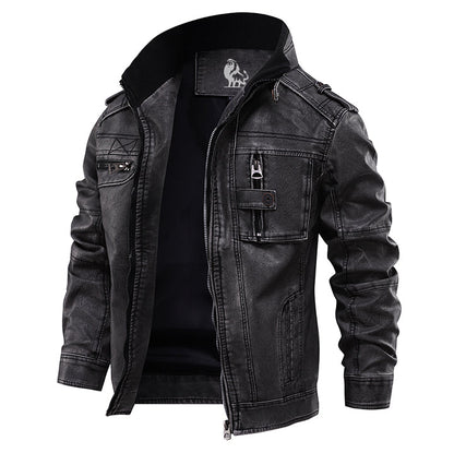 Men's Jacket 2-Pack Bundle – Black & Tan Brown Casual Outerwear Set for Everyday Comfort & Style