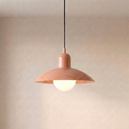 Round Iron Pendant Light with Adjustable 59 in Cable for Kitchen Island, Dining Table & Living Room | Scandinavian Modern Design in 20