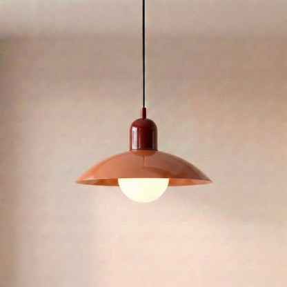 Round Iron Pendant Light with Adjustable 59 in Cable for Kitchen Island, Dining Table & Living Room | Scandinavian Modern Design in 20