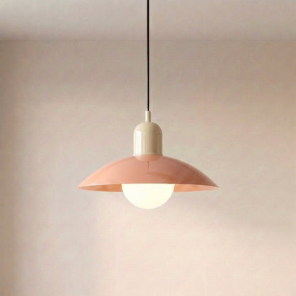 Round Iron Pendant Light with Adjustable 59 in Cable for Kitchen Island, Dining Table & Living Room | Scandinavian Modern Design in 20