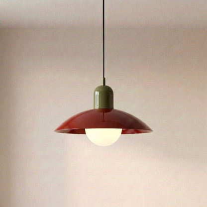 Round Iron Pendant Light with Adjustable 59 in Cable for Kitchen Island, Dining Table & Living Room | Scandinavian Modern Design in 20