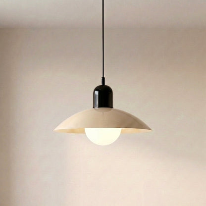 Round Iron Pendant Light with Adjustable 59 in Cable for Kitchen Island, Dining Table & Living Room | Scandinavian Modern Design in 20