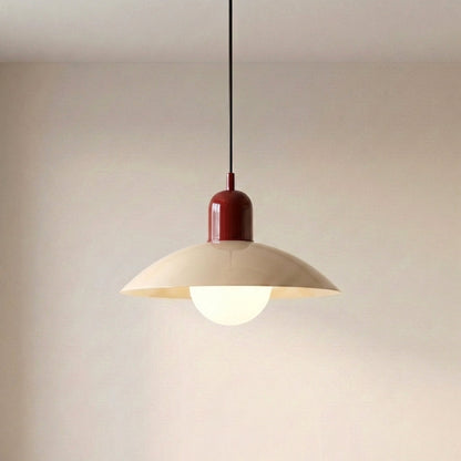 Round Iron Pendant Light with Adjustable 59 in Cable for Kitchen Island, Dining Table & Living Room | Scandinavian Modern Design in 20