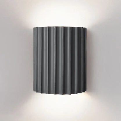 Round LED Wall Sconce Light for Bedroom, Living Room & Hallway – Modern Minimalist Accent Lighting Fixture in 4 Colors