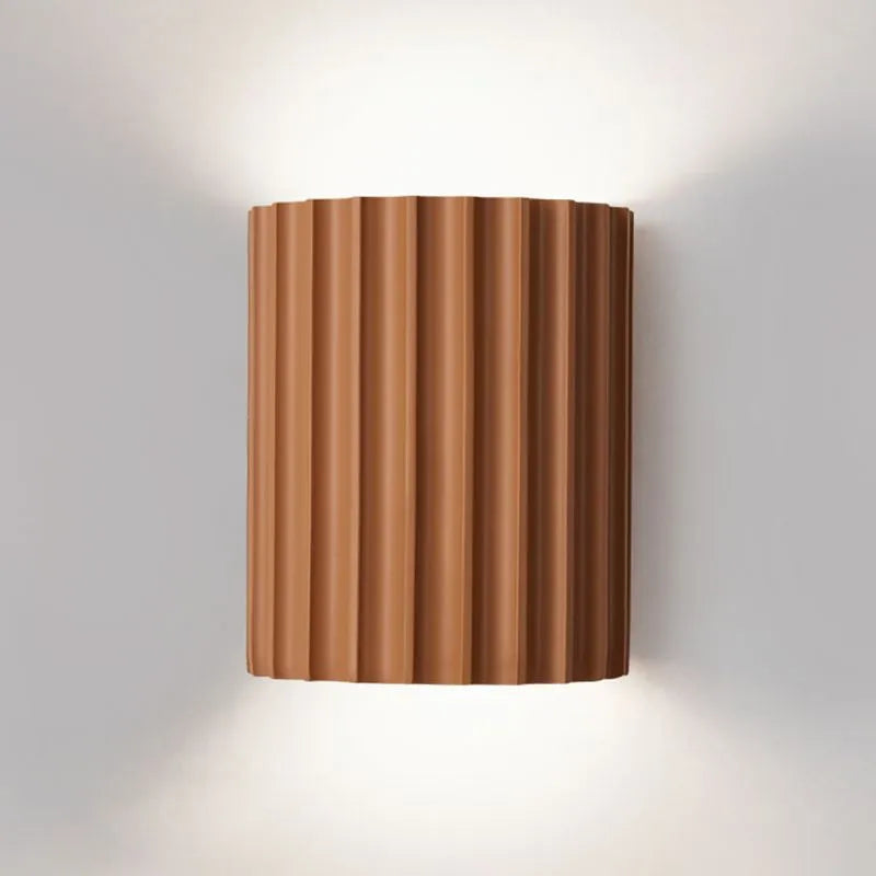 Round LED Wall Sconce Light for Bedroom, Living Room & Hallway – Modern Minimalist Accent Lighting Fixture in 4 Colors
