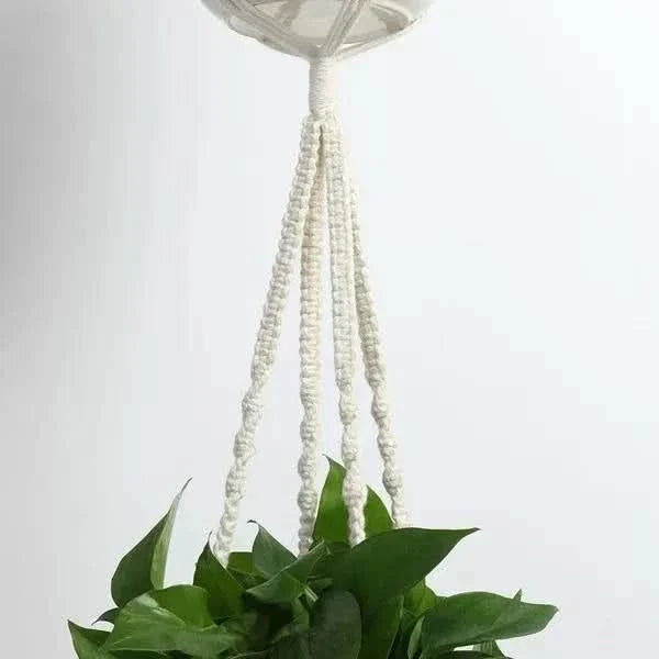 HANGBELLE – Ensemble de 4 paniers suspendus pour une décoration intérieure pleine de charme