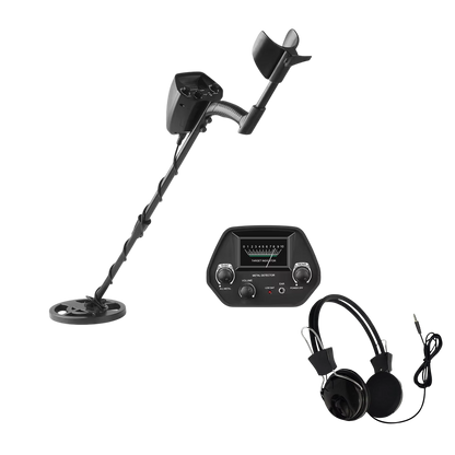 Handheld Treasure Finder with Waterproof Coil & Adjustable Shaft for Gold, Silver, Coins & Relics | Beach & Land Detection
