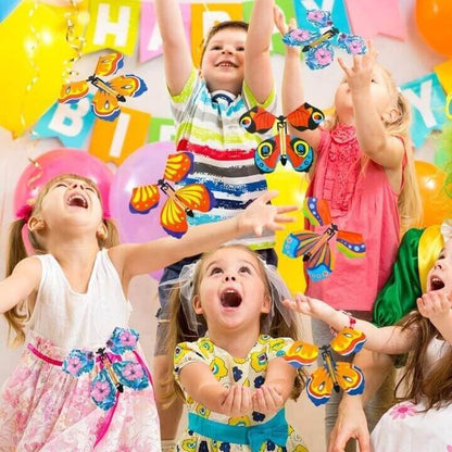 Wind-Up Flying Butterfly Surprise for Greeting Cards & Books | Novelty Gift Toy for Weddings Parties Birthdays
