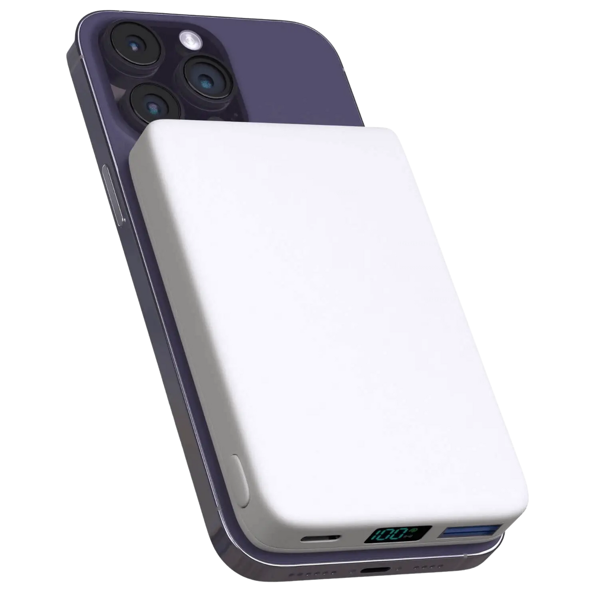Magnetic Battery Pack for iPhone – Snap-On Wireless Charging Solution