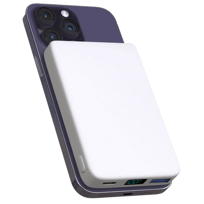 Magnetic Battery Pack for iPhone – Snap-On Wireless Charging Solution