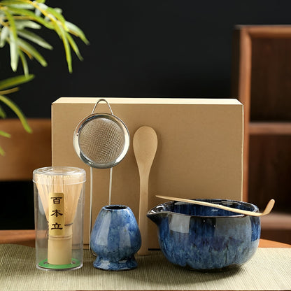Matchira – Set de préparation traditionnel pour thé matcha (6 pièces)