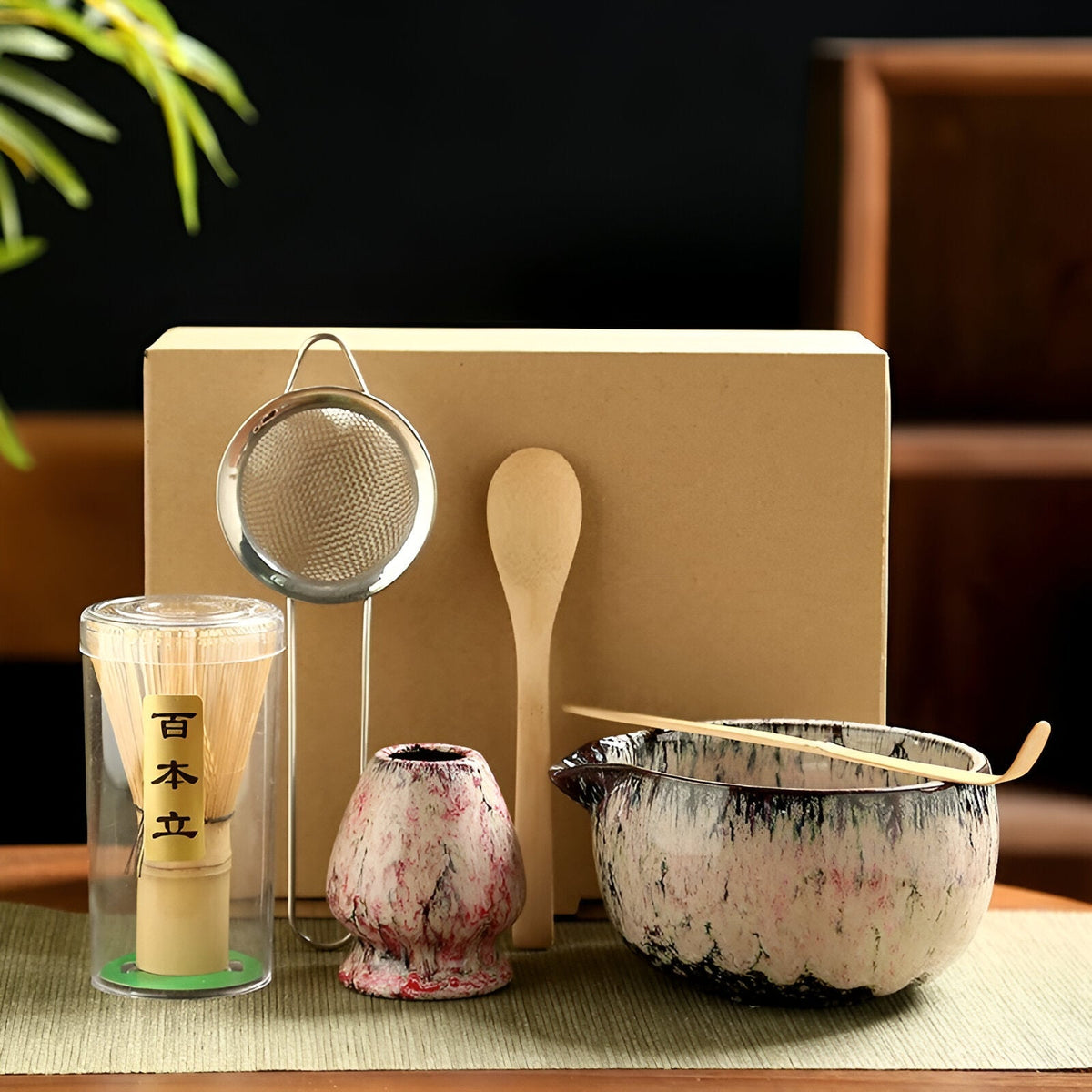 Matchira – Set de préparation traditionnel pour thé matcha (6 pièces)