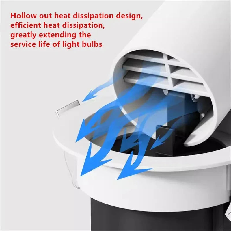 Flush Mount LED Downlight Cast Aluminum Dimmable Recessed Ceiling Fixture Adjustable Brightness Low Profile Modern Indoor Lighting for Kitch