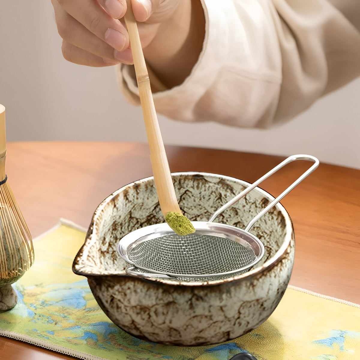 Matchira – Set de préparation traditionnel pour thé matcha (6 pièces)