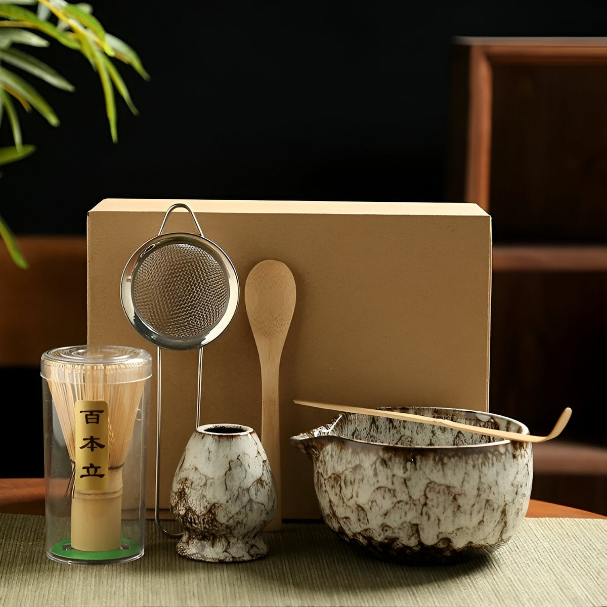 Matchira – Set de préparation traditionnel pour thé matcha (6 pièces)