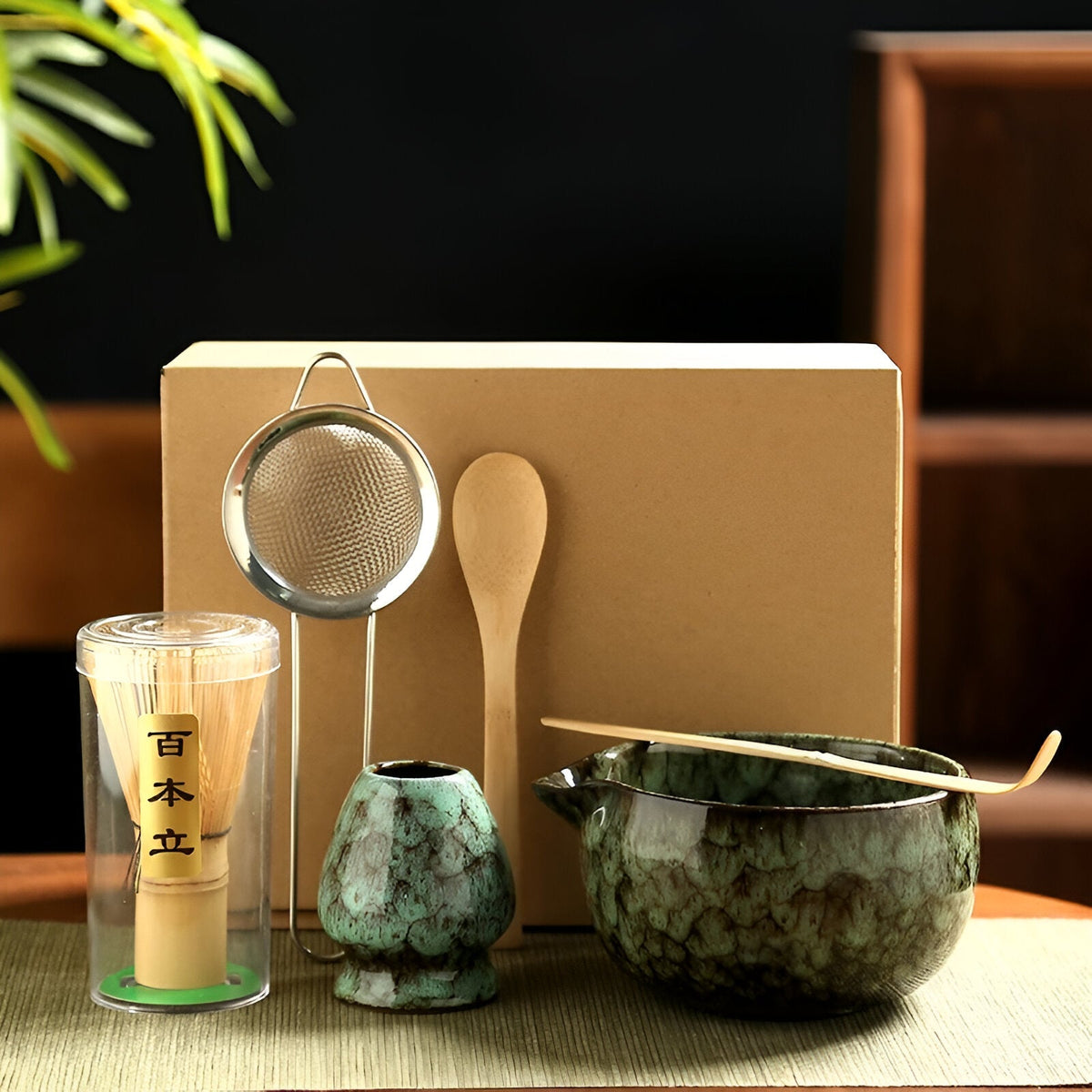 Matchira – Set de préparation traditionnel pour thé matcha (6 pièces)