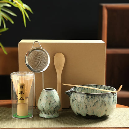 Matchira – Set de préparation traditionnel pour thé matcha (6 pièces)