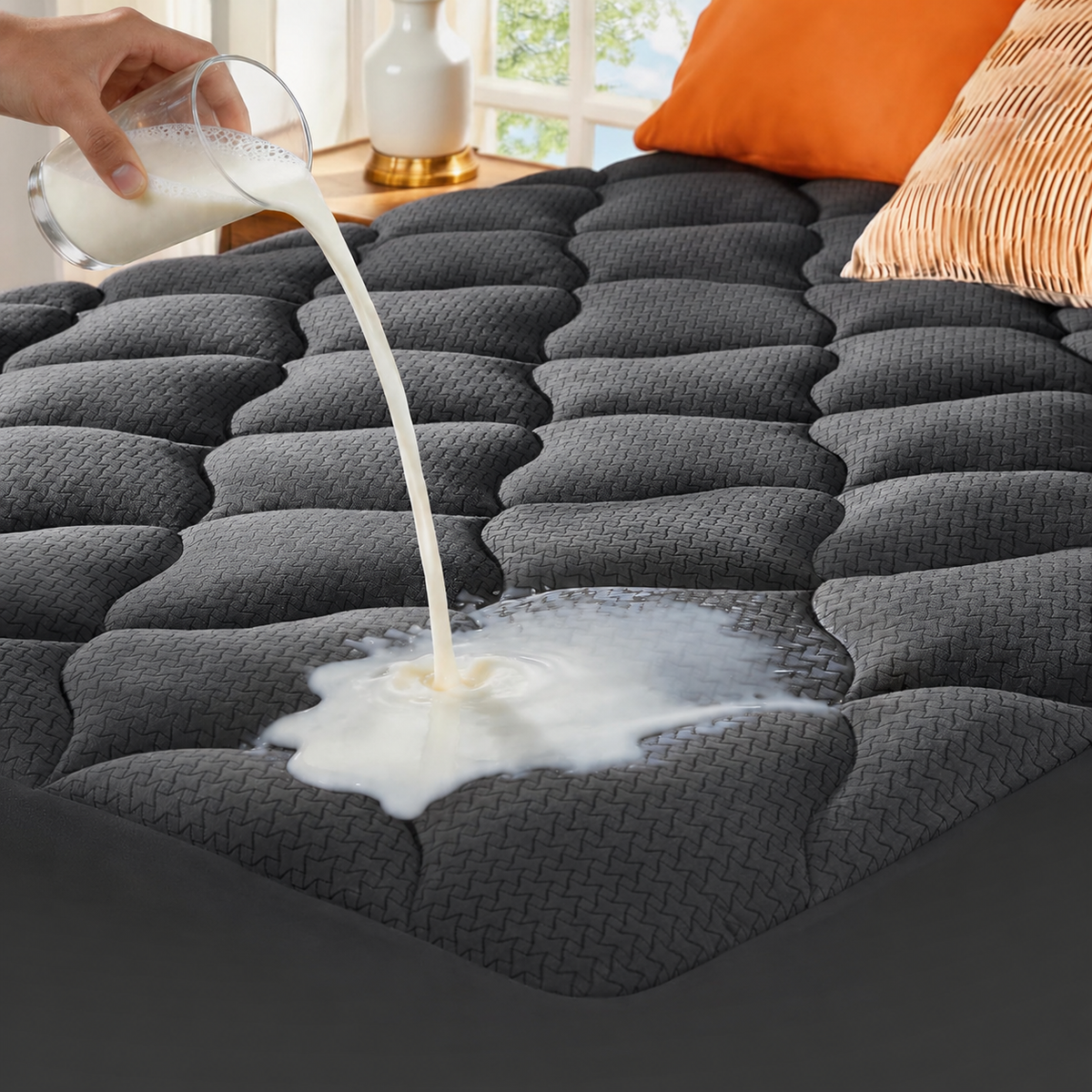 ComfortGuard | Protège-matelas imperméable à poches profondes | Respirant et silencieux pour un confort de sommeil optimal