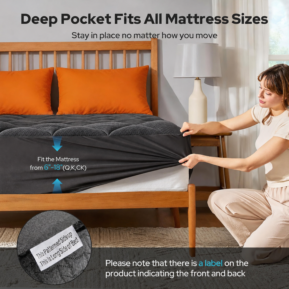 ComfortGuard | Protège-matelas imperméable à poches profondes | Respirant et silencieux pour un confort de sommeil optimal