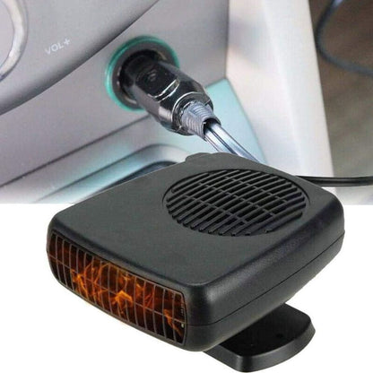 Portable 12V Car Heater 150W/300W Ceramic Fan for Quick Window Defrosting & Cabin Warmth in Winter
